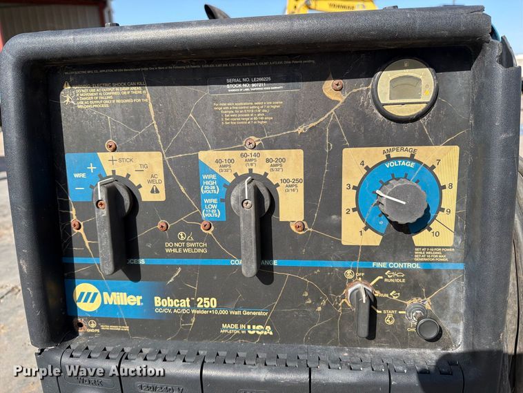 image for item EP7685 Miller Bobcat 250 welder/generator