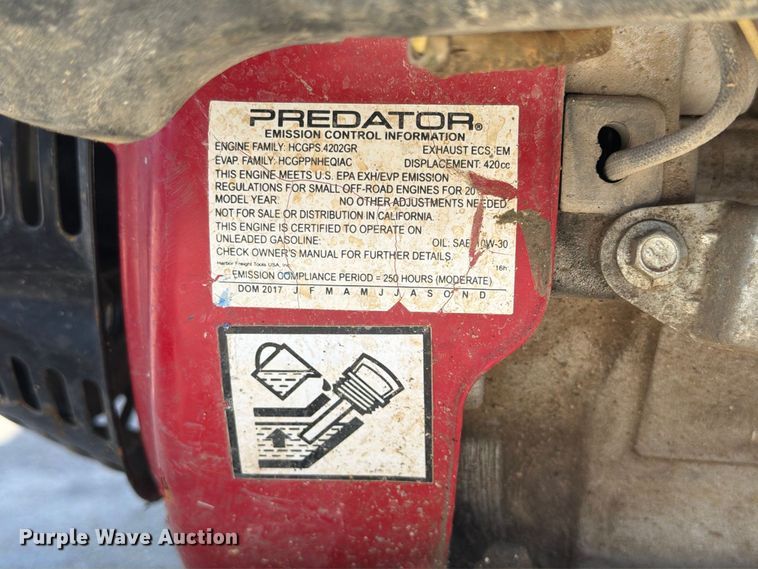 image for item EP7690 Predator 8750 generator