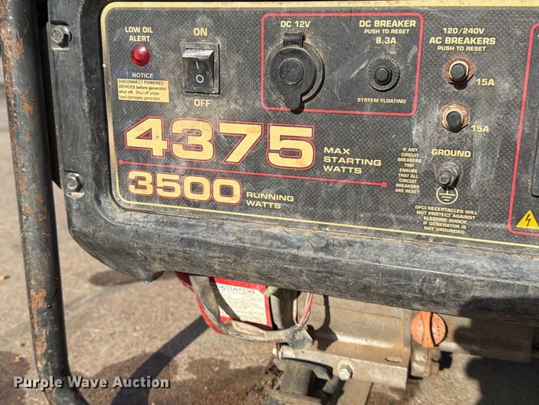 image for item EP7691 Predator 4375 generator