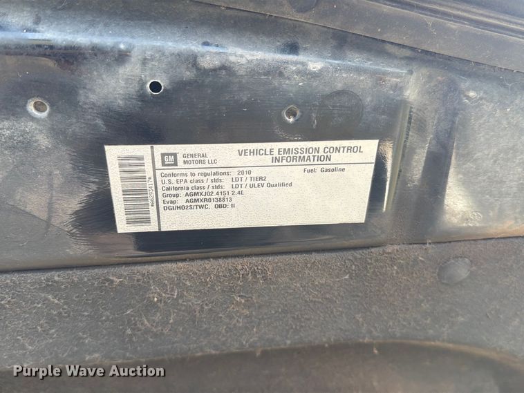 image for item EP7697 2010 Chevrolet Equinox SUV