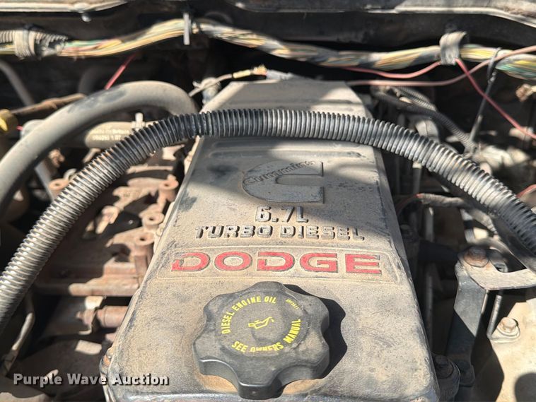 image for item EP7701 2007 Dodge Ram 3500 Ext. Cab flatbed pickup truck