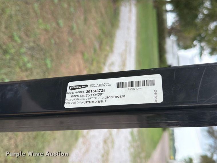 image for item EP7829 2017 Hustler Z Diesel ZTR lawn mower