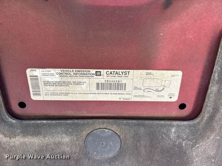 image for item ER3284 2000 Pontiac Grand Prix GT 