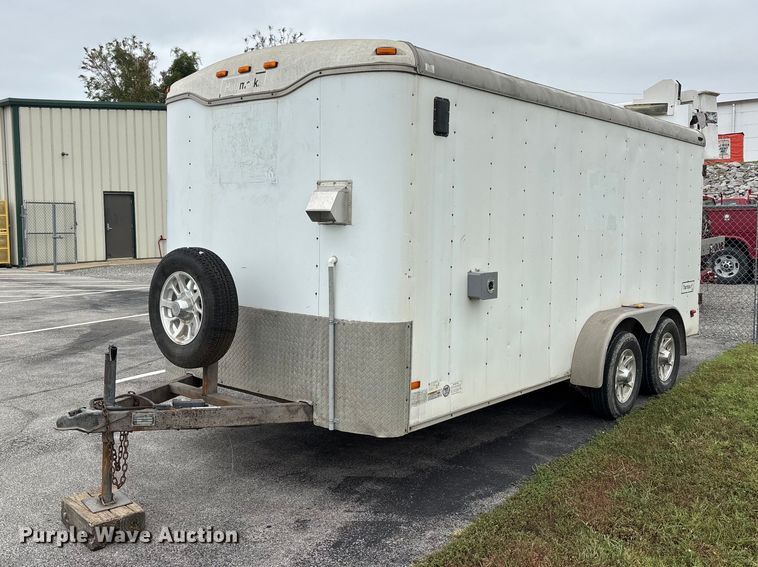 image for item ER3383 2007 Haulmark TS7X16DT2 enclosed cargo trailer