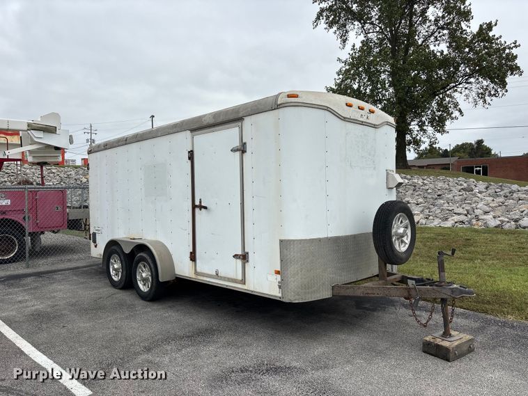 image for item ER3383 2007 Haulmark TS7X16DT2 enclosed cargo trailer