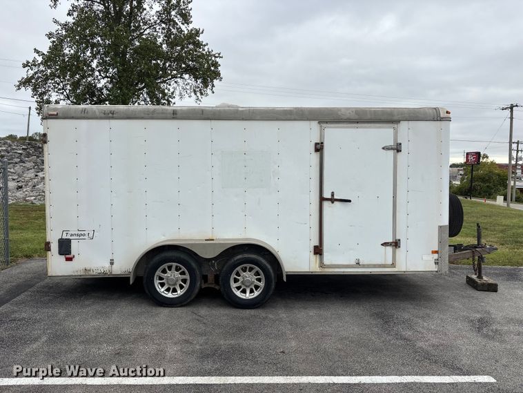 image for item ER3383 2007 Haulmark TS7X16DT2 enclosed cargo trailer