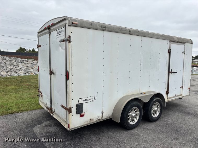 image for item ER3383 2007 Haulmark TS7X16DT2 enclosed cargo trailer