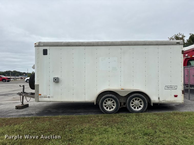 image for item ER3383 2007 Haulmark TS7X16DT2 enclosed cargo trailer