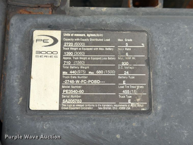 image for item ES1108 (2) Crown pallet jacks