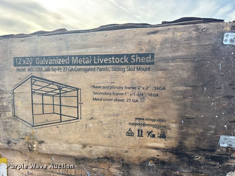 image for item ES8146 (4) 2024 Pioneer Valley MSC1220F livestock sheds