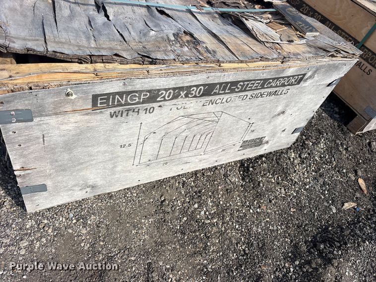 image for item ES8165 2024 Valley Pioneer MSC2030F carport