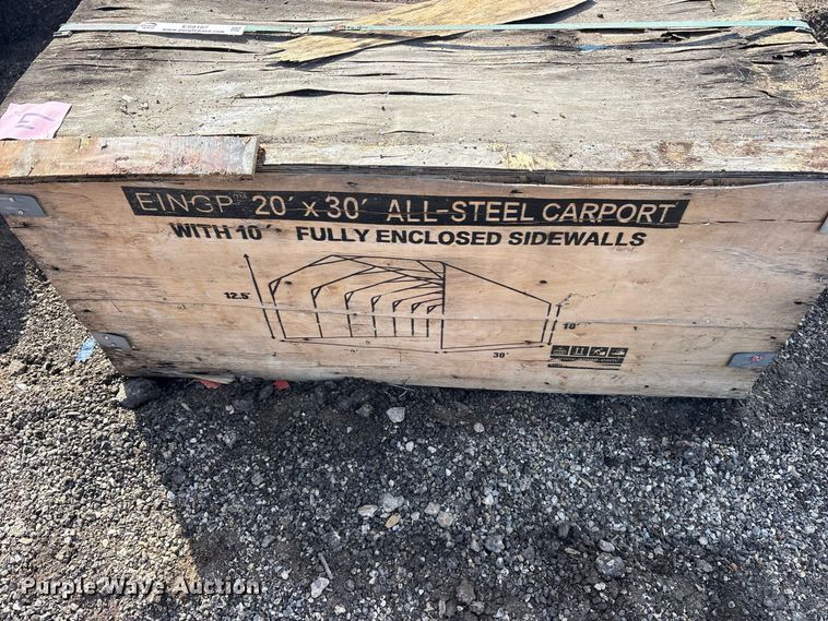image for item ES8167 2024 Valley Pioneer MSC2030F carport