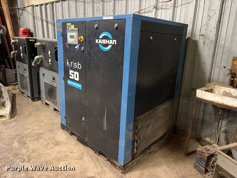 image for item ES8209 2018 Kaishan KRSB-50-125 air compressor