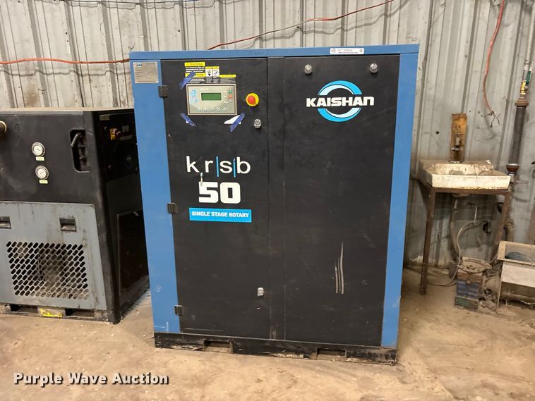 image for item ES8209 2018 Kaishan KRSB-50-125 air compressor