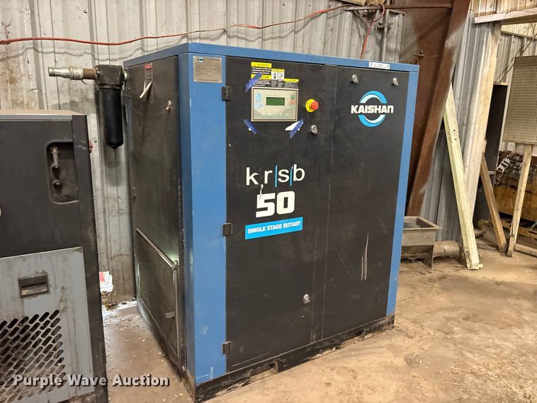 image for item ES8209 2018 Kaishan KRSB-50-125 air compressor