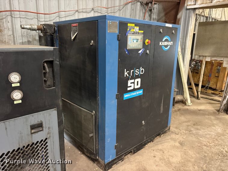 image for item ES8209 2018 Kaishan KRSB-50-125 air compressor