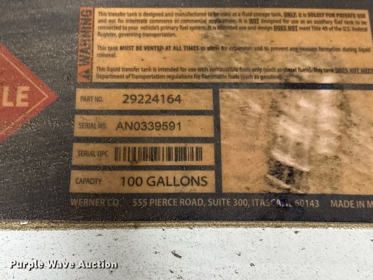 image for item ES8210 Better Built 29224164 fuel transfer tank