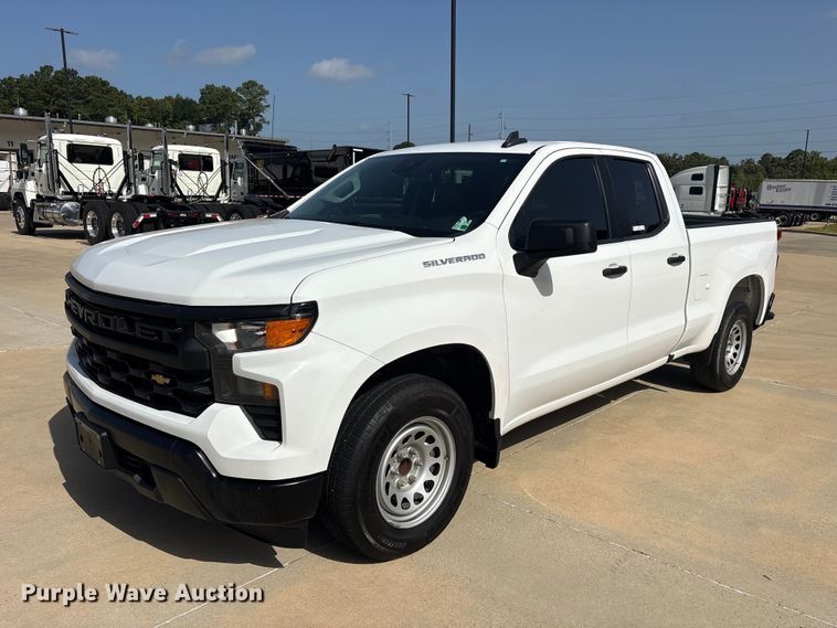 image for item ET0412 2023 Chevrolet Silverado 1500 Ext. Cab pickup truck