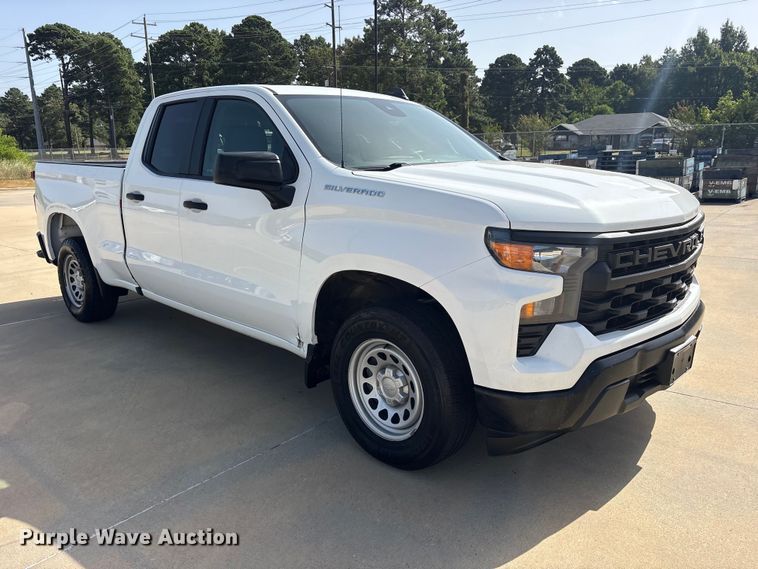 image for item ET0412 2023 Chevrolet Silverado 1500 Ext. Cab pickup truck