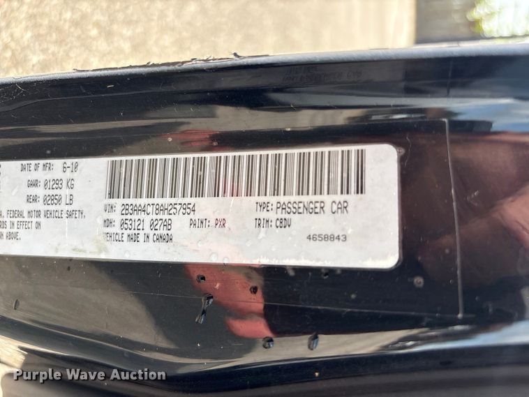 image for item EU0766 2010 Dodge Charger 
