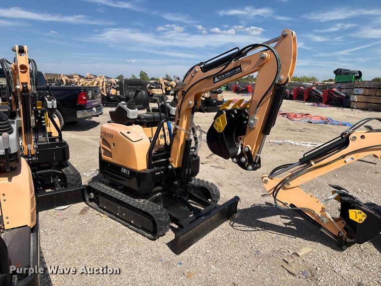 image for item EU1534 2024 Erie Industries EM15 mini excavator