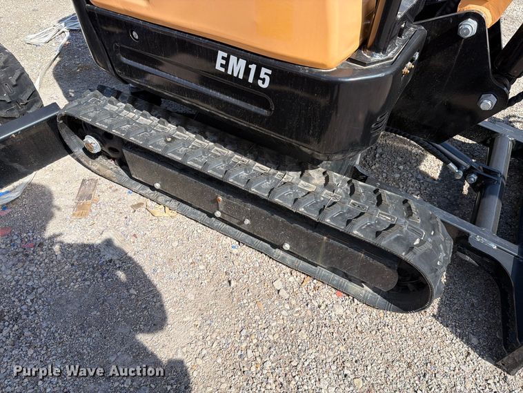 image for item EU1534 2024 Erie Industries EM15 mini excavator