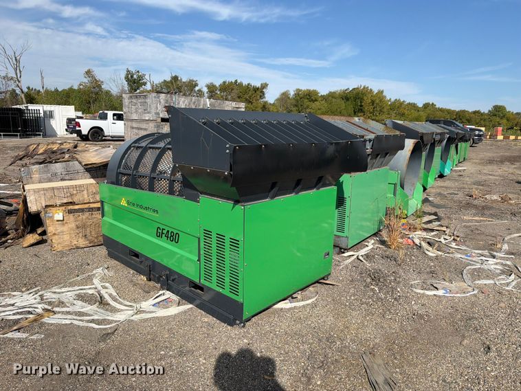 image for item EU1535 (12) Erie Industries GF480 trommel screens