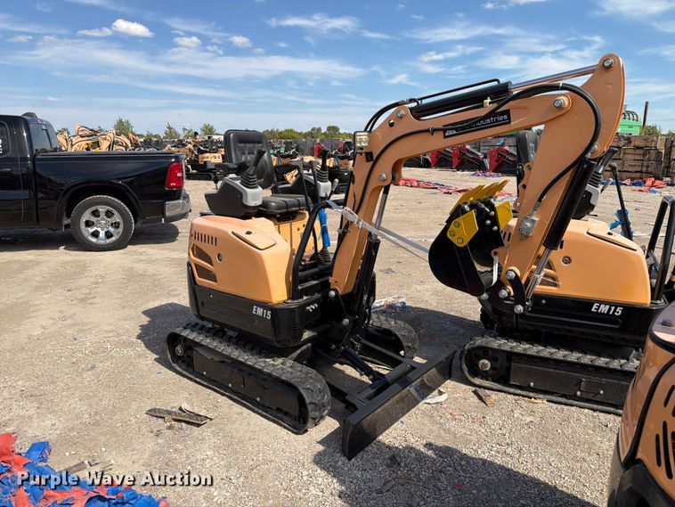 image for item EU1536 2024 Erie Industries EM15 mini excavator