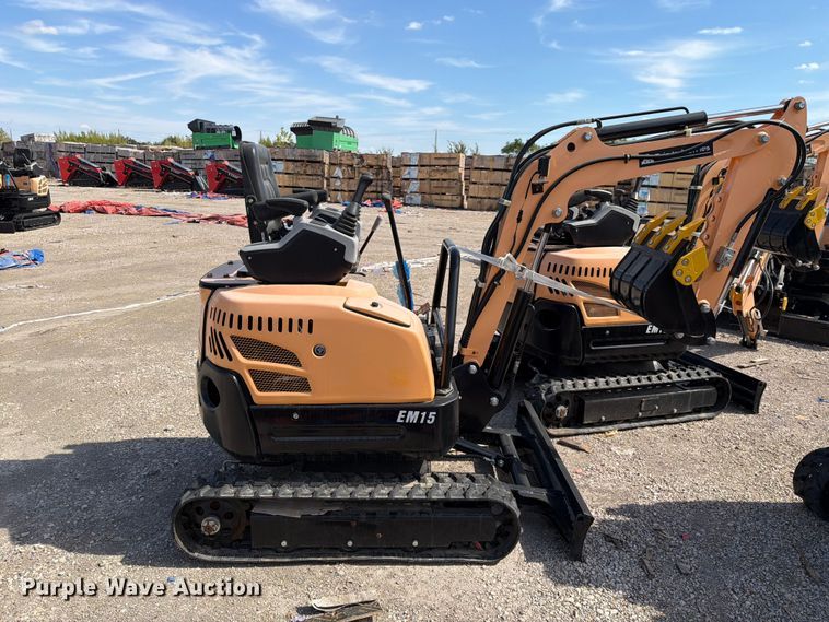 image for item EU1536 2024 Erie Industries EM15 mini excavator