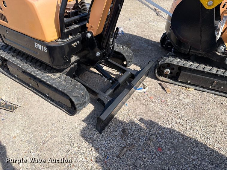 image for item EU1536 2024 Erie Industries EM15 mini excavator