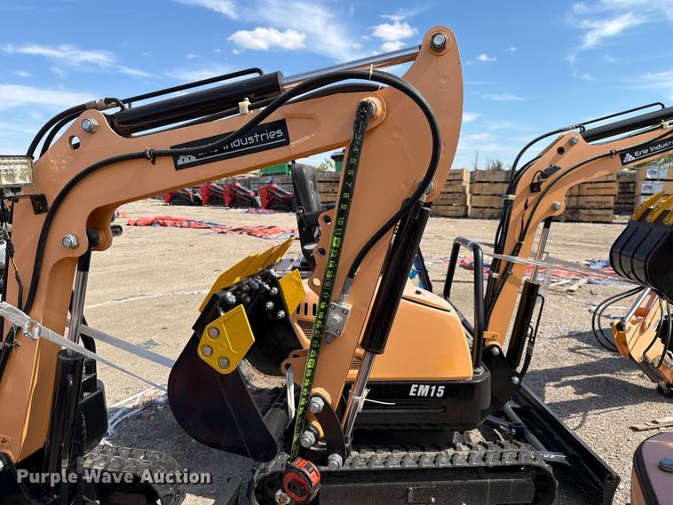 image for item EU1536 2024 Erie Industries EM15 mini excavator