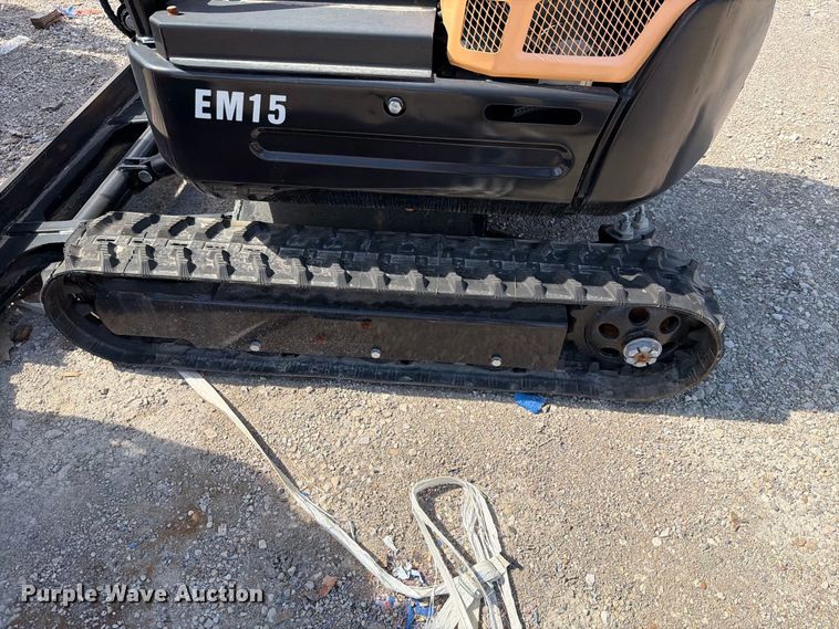 image for item EU1536 2024 Erie Industries EM15 mini excavator
