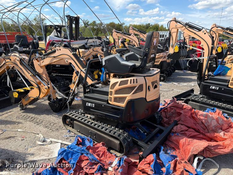 image for item EU1537 2024 Erie Industries EM15 mini excavator