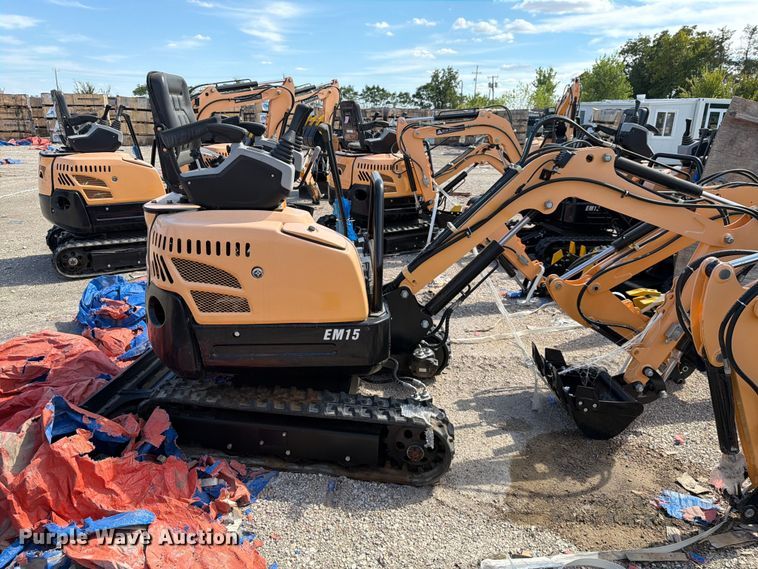 image for item EU1537 2024 Erie Industries EM15 mini excavator