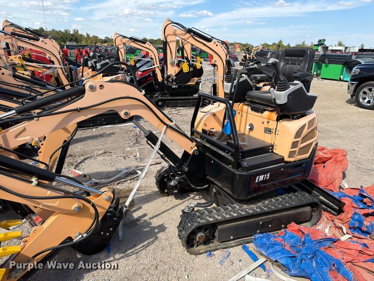 image for item EU1537 2024 Erie Industries EM15 mini excavator