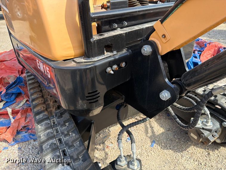 image for item EU1537 2024 Erie Industries EM15 mini excavator
