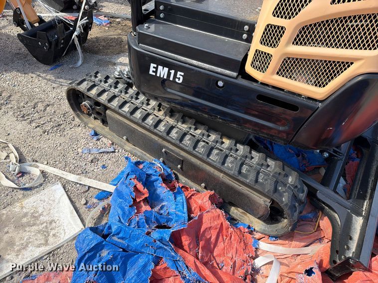 image for item EU1537 2024 Erie Industries EM15 mini excavator