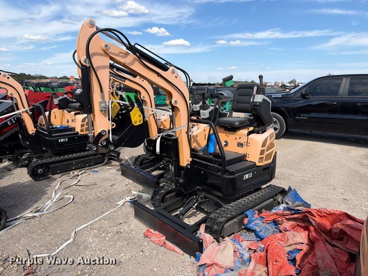 image for item EU1538 2024 Erie Industries EM15 mini excavator