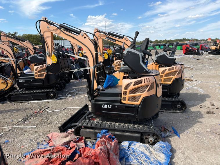 image for item EU1538 2024 Erie Industries EM15 mini excavator
