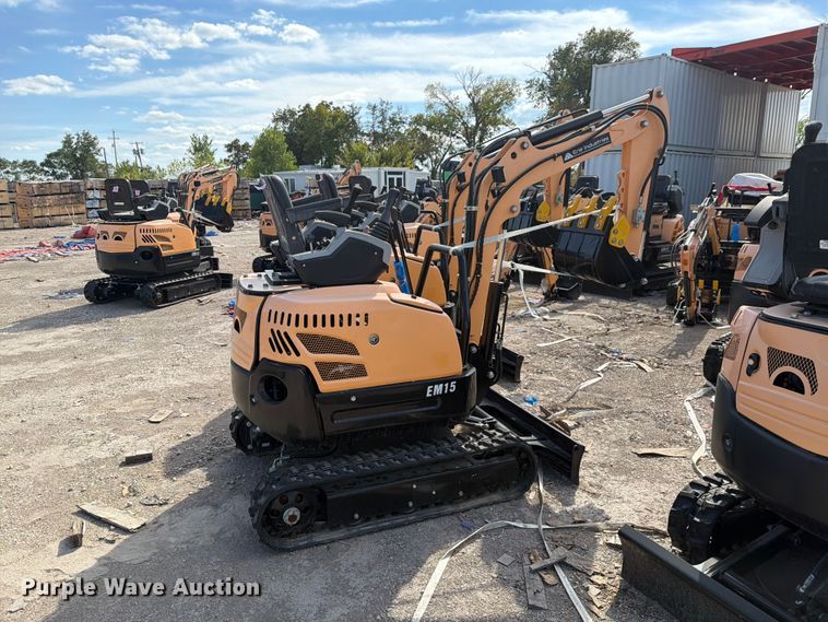 image for item EU1539 2024 Erie Industries EM15 mini excavator