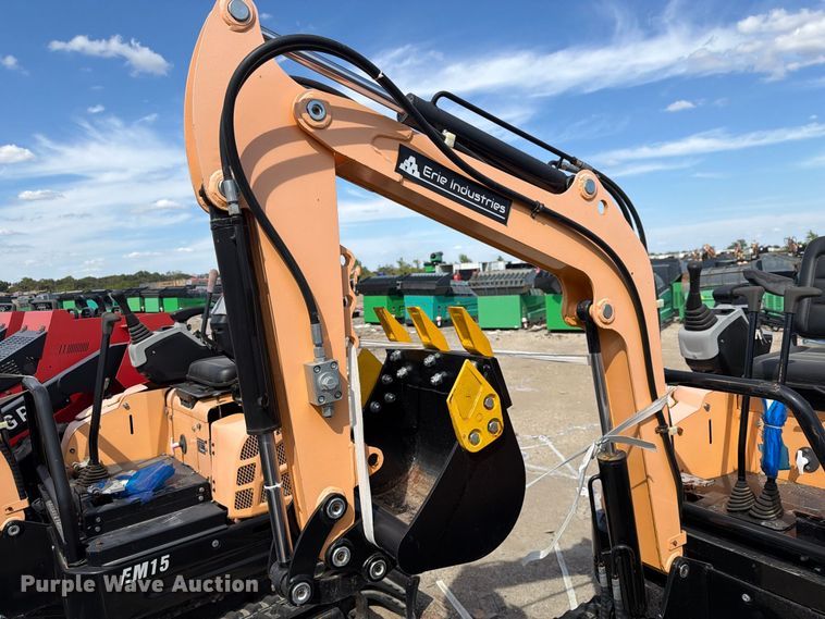 image for item EU1539 2024 Erie Industries EM15 mini excavator
