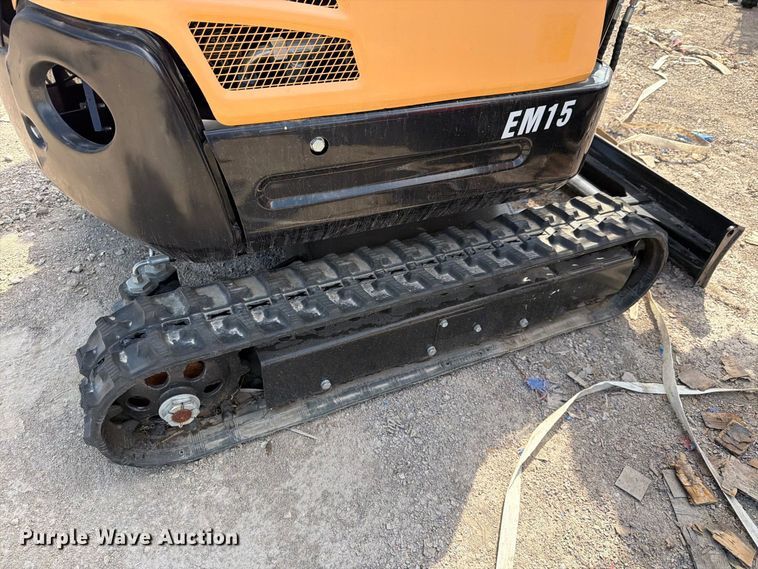 image for item EU1539 2024 Erie Industries EM15 mini excavator