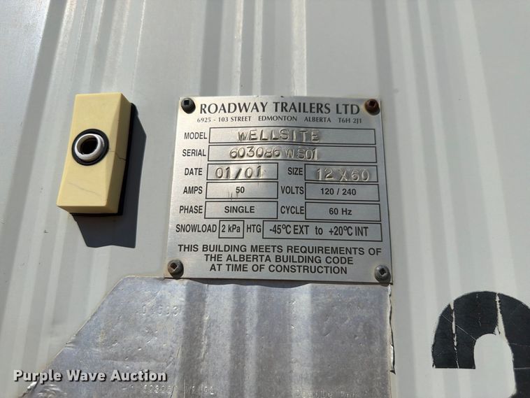 image for item EW2260 Roadway Trailers Wellsite skid mounted living quarters