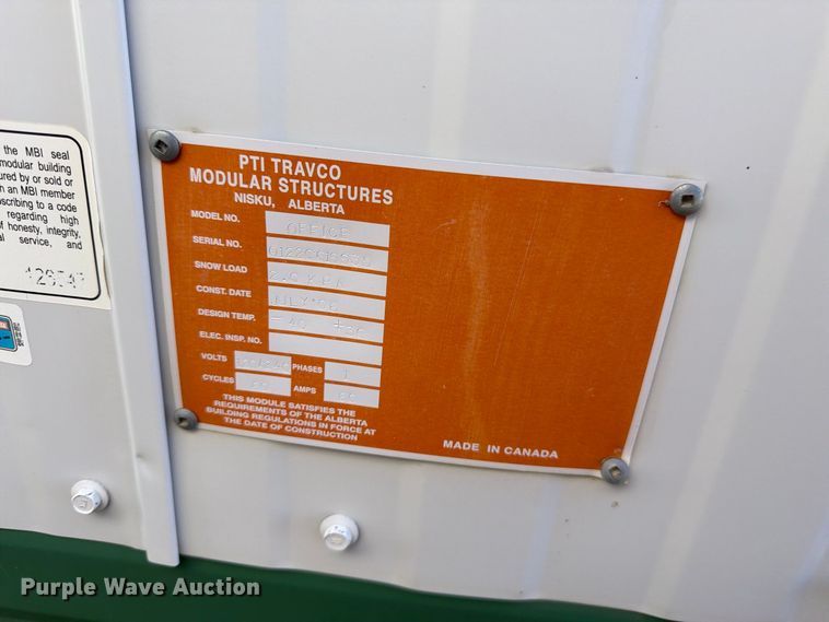 image for item EW2264 PTI Travco Office skid mounted office