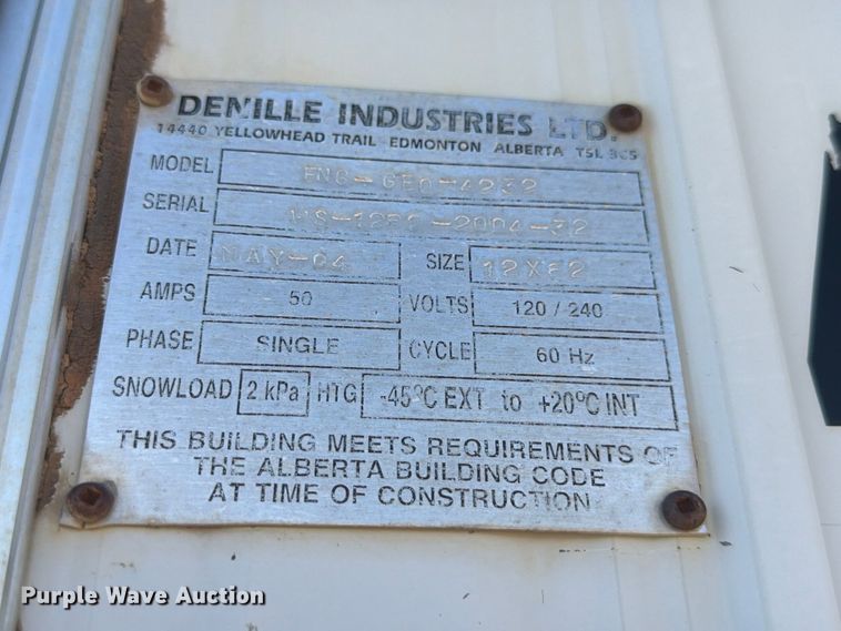 image for item EW2265 Denille Industries ENG-GEO-4232 skid mounted living quarters