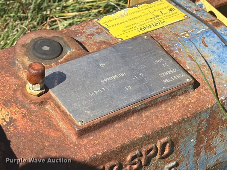 image for item EW2279 Baker SPD. mud pump