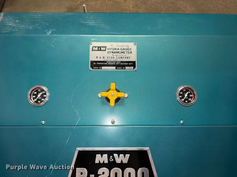 image for item EW4373 M&W P-2000 PTO dynamometer