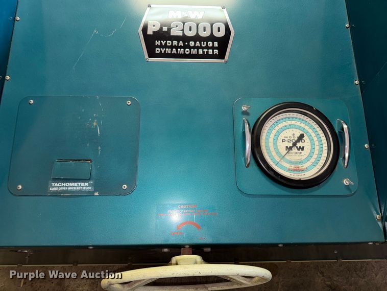 image for item EW4373 M&W P-2000 PTO dynamometer