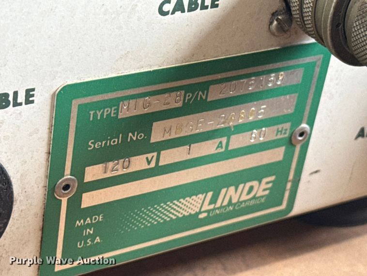 image for item EW4393 Linde UCC-305 welder