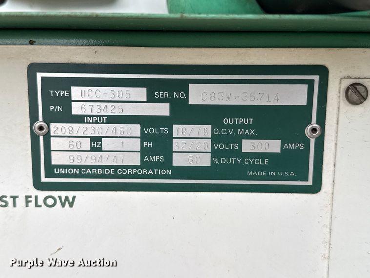 image for item EW4393 Linde UCC-305 welder